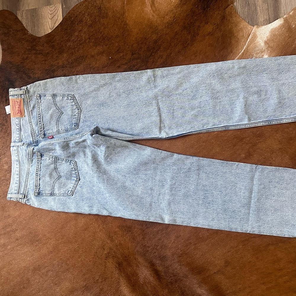 Levi's Light Blue Straight Leg Jeans